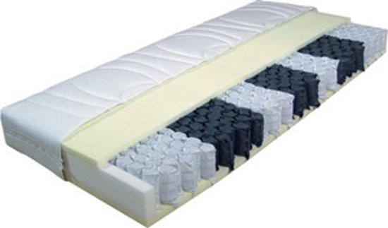 Pocketvering matras op maat, 350 met koudschuim, 21 cm hoog